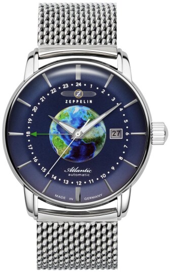 Zeppelin Herreklokke 8468M3 Atlantic Blå/Stål Ø42 mm