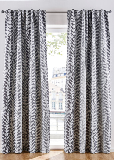 bonprix Lystett gardin med resirkulert polyester (1-pack) 2 (H/B: 175/135 cm),4 (H/B: 245/135 cm),1 (H/B: 145/135 cm),3 (H/B: 225/135 cm) hvit