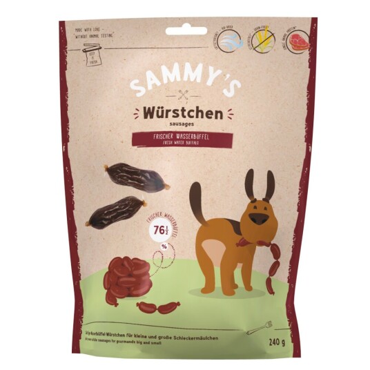 Bosch Sammy'S Pølser Med Vannbøffel 6 X 240 G