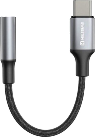 Swissten USB-C Til 3,5mm Lydadapter 15cm 73502311 Swissten USB-C Til 3,5mm Lydadapter 15cm 73502311