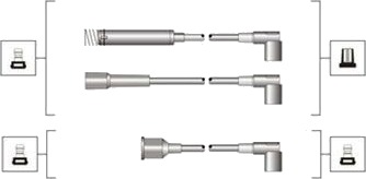 Tennplugg kabelsett MAGNETI MARELLI 941319170009