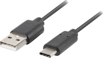 Lanberg Usb-Kabel Usb Hann Til Usb-C Hann Usb 2.0 50 Cm Svart