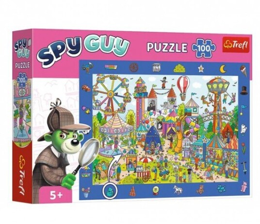 Trefl Puzzle 100 Stykker Observational Spy Guy Fornøyelsespark Trefl Puzzle 100 Stykker Observational Spy Guy Fornøyelsespark
