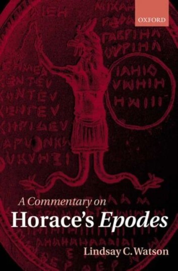 A Commentary On Horace'S Epodes Av Lindsay C. (Senior Lecturer In Classics At The University Of Sydney) Watson