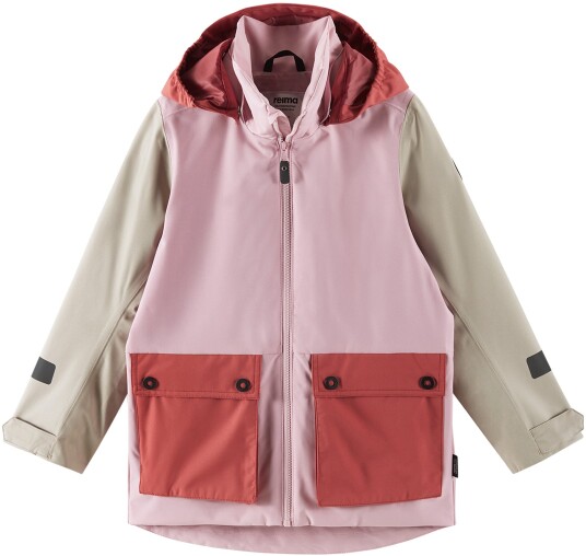 Reima Reimatec Sysma Skalljakke Grey Pink 158 Reima Reimatec Sysma Skalljakke Grey Pink 158