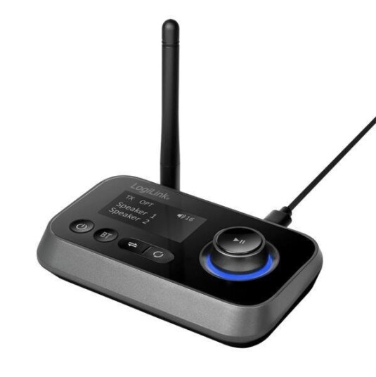 LogiLink Bluetooth 5.0 Lydmottaker og Sender - Trådløs 10m