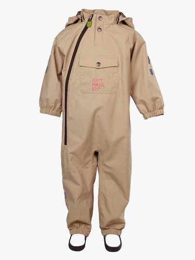 Kattnakken Vinddress Baby Hvit 80