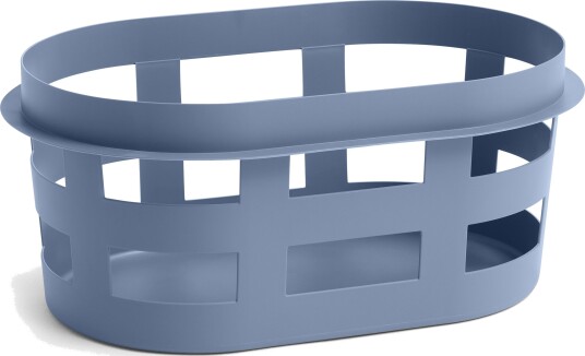 Basket kleskurv 57,5x37,5x24,5 cm blå resirkulert