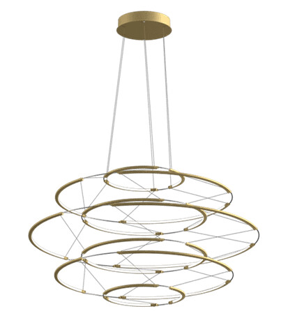 Nemo Drop 7 Taklampe Gull
