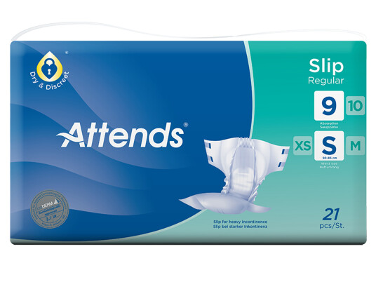 Attends Slip Regular 9, Small, 21 stk.