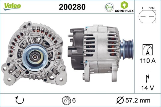Dynamo VALEO 200280 Dynamo VALEO 200280