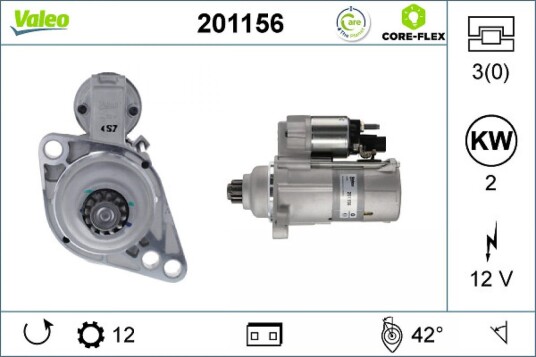 VALEO 201156 Starter VALEO 201156 Starter