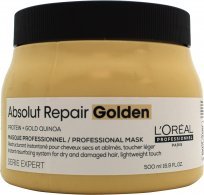 L'Oréal Serie Expert Absolut Repair Golden Gold Quinoa And Protein Hårmaske 500ml L'Oréal Serie Expert Absolut Repair Golden Gold Quinoa And Protein Hårmaske 500ml