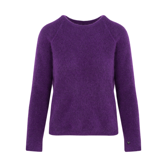 Betzy Sweater Purple Magic L Mohair r neck Betzy Sweater Purple Magic L Mohair r neck