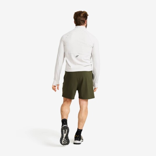 Revolutionrace Rise 2 in 1 Shorts Herre Forest Night 3XL Bukser > Shorts