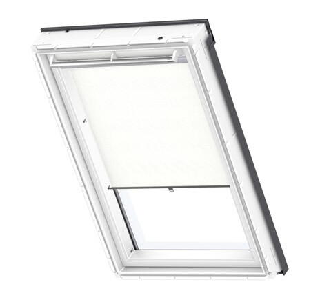 Velux Rullegardin sk10 hvit alu ramme fargenr 1028 Velux Rullegardin sk10 hvit alu ramme fargenr 1028