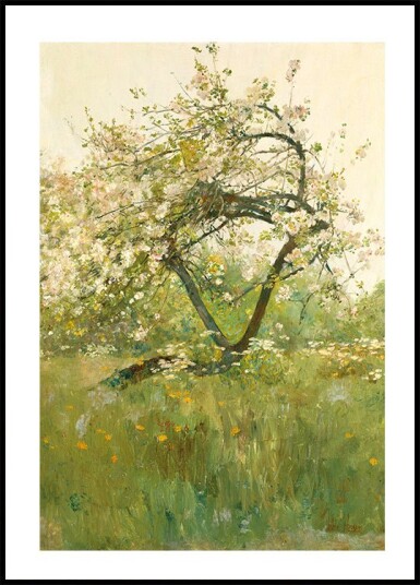 Peach Blossoms Villiers-le-Bel By Childe Hassam Plakat Plakat / 21x30cm