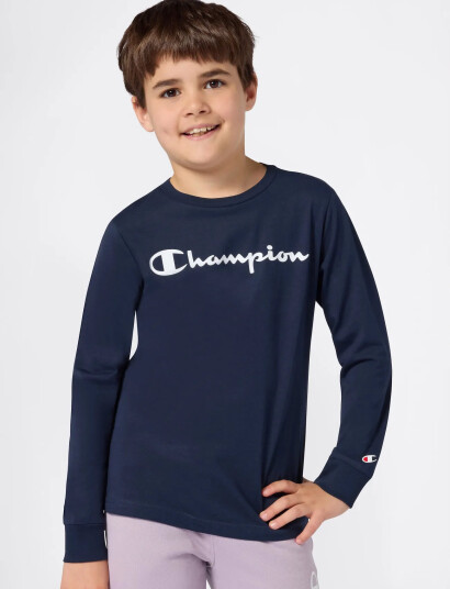 Champion Ls Shirt Black 126-131