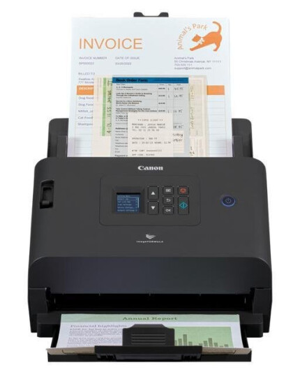 Canon imageFORMULA DR-S250N A4 Dokumentscanner 50ppm Dupleks Sort