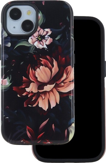 Decor Case Deksel for iPhone 14 Plus Peony