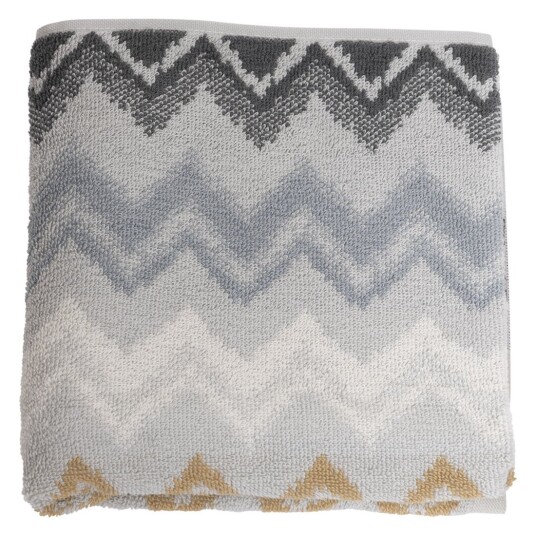 Sk Home Zig Zag håndkle Grå