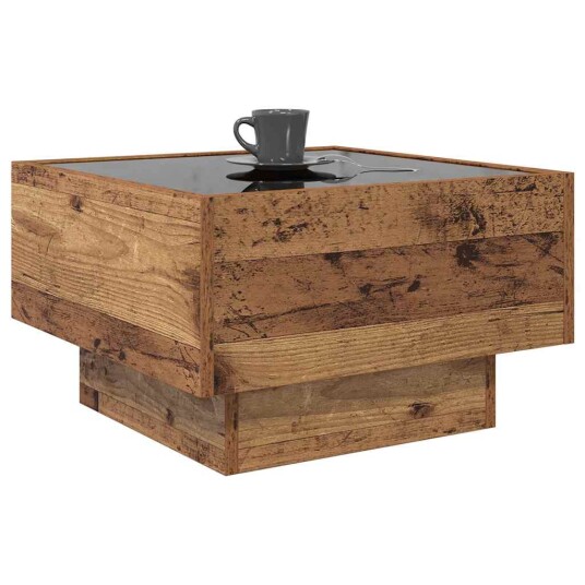 Kaffebord Gammelt tre 50 x 50 x 30 cm Konstruert tre
