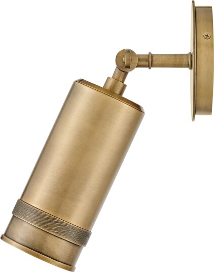 Pratt utendørs vegglampe i antik messing, 14 cm, IP44, GU10-LED – HINKLEY - Antikk - Aluminium - Med en lyskilde