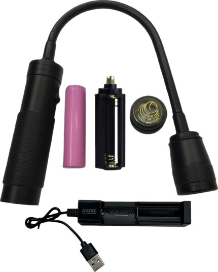 Magnetisk/fleksibel LED-lommelykt - Oppladbar