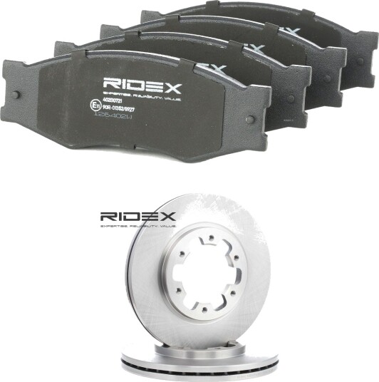 Bremseskiver og -klosser RIDEX 3405B2659
