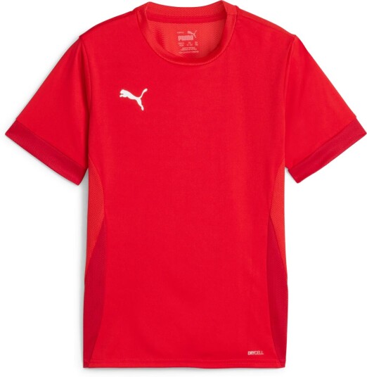 Puma teamGOAL Matchday Jersey fotballtrøye junior Red-White-fast Red