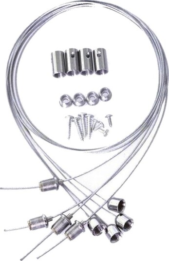 Sett med 4 wires til LED panel   1 meter lett justering