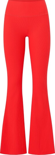 Björn Borg   Treningstights Studio Ribbed Flare Tights Regular   Orange