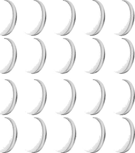20 stk Magnetiske Gardinvekter Draperivekter Magnet Dusjforheng Vekter Bunn for Duk Gardiner Fôr