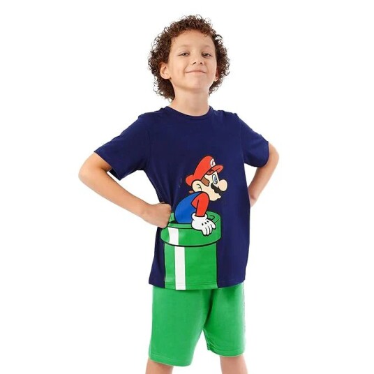 Super Mario Pysjamas Warp Pipe - 116 / 6 år - Barn - 100% bomull Super Mario Pysjamas Warp Pipe - 116 / 6 år - Barn - 100% bomull