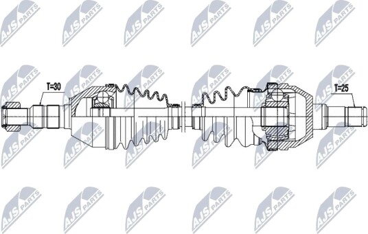NTY NPW-PL-170 Drivaksel