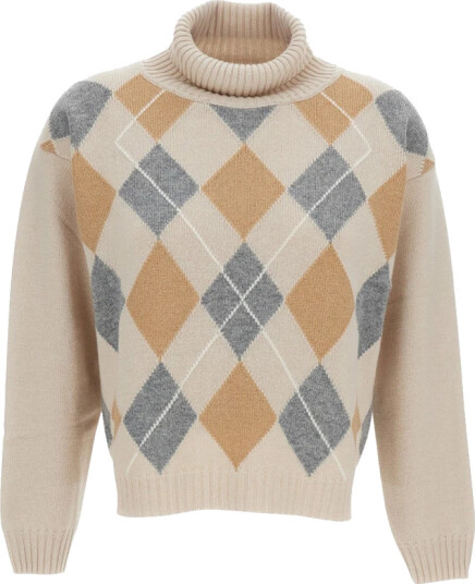 Lorena Antoniazzi Dame Strikkevarer Beige L, Lorena Antoniazzi Dame Strikkevarer Beige L,