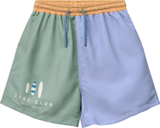 Liewood Badeshorts Duke UV40+ Peppermynte Multi Mix Liewood 3 år 98 Badetøy Blå Grønn