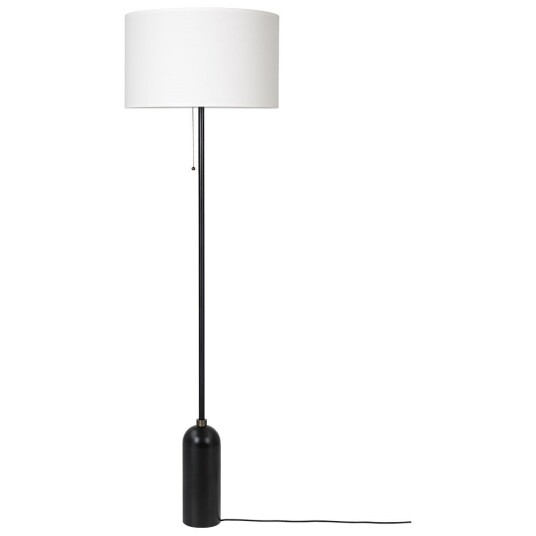 Gubi Gravity Gulvlampe Svart Stål/Hvit Gubi Gravity Gulvlampe Svart Stål/Hvit