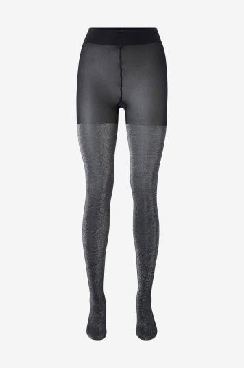 Zizzi Tightser Tights 50 Den Lurex Svart