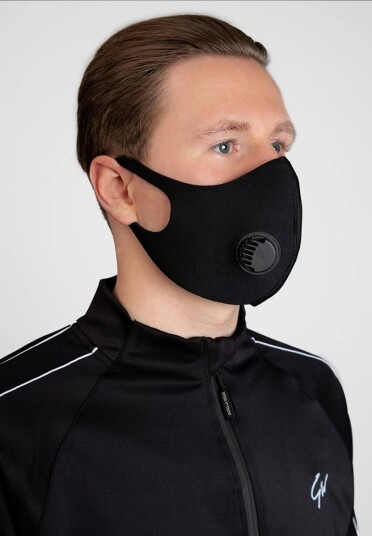 Gorilla Wear Filter Face Mask Black M/L