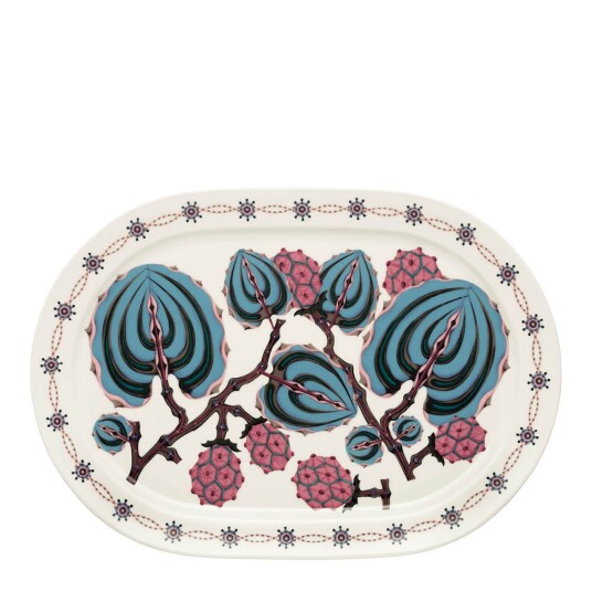 Iittala Taika Sato serveringsfat oval 41 cm flerfarget