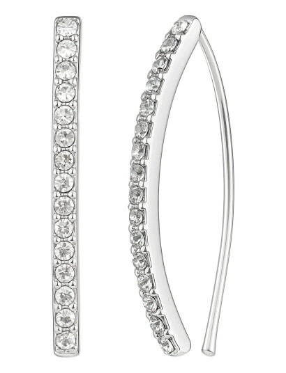 LAUREN RALPH LAUREN Pe Thin Pave Threader Slv/Cry |Silver |One Size LAUREN RALPH LAUREN Pe Thin Pave Threader Slv/Cry |Silver |One Size