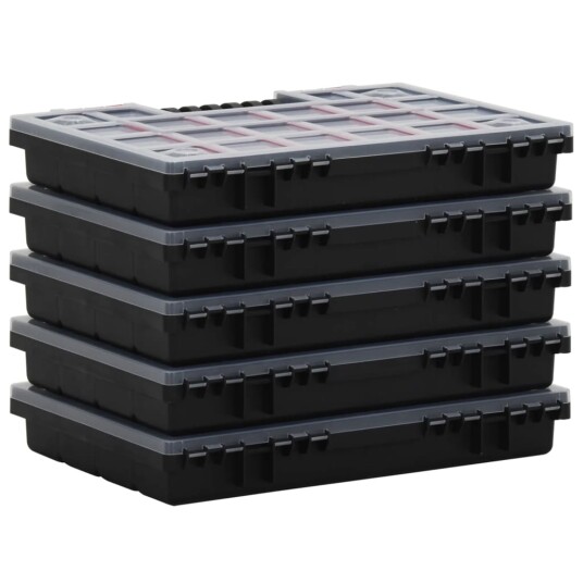 Sorteringsbokser 10 stk 34,5x25x5 cm polypropylen Sorteringsbokser 10 stk 34,5x25x5 cm polypropylen