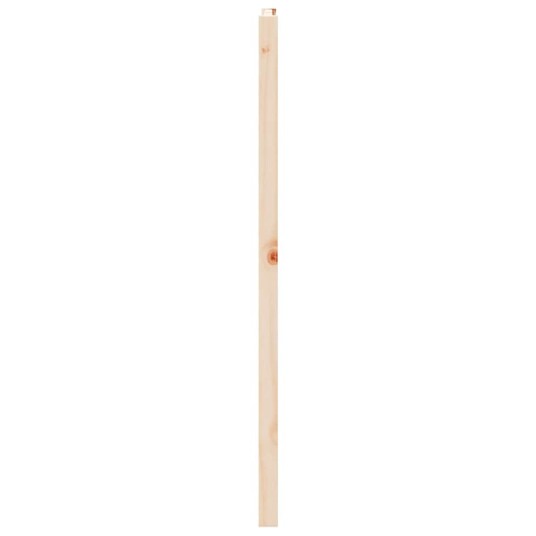 vidaXL Sengegavl 126x4x100 cm heltre furu