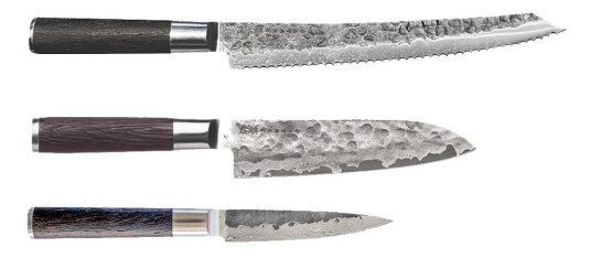 Satake Kuro knivsett 3 deler rustfri Satake Kuro knivsett 3 deler rustfri