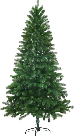  Juletre med 150 LED med stativ grønn 150 cm PE