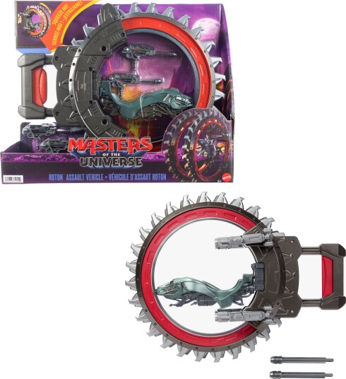 Motu Movie Roton Lekebil med 2 Rotasjonblader og 2 Blastere - Grå