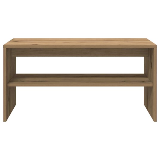 TV benk artisan eik 80x40x40 cm konstruert tre