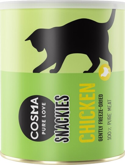 Cosma Snackies Maxi Tube Frysetørkede Kattesnacks Kylling 160 G Cosma Snackies Maxi Tube Frysetørkede Kattesnacks Kylling 160 G