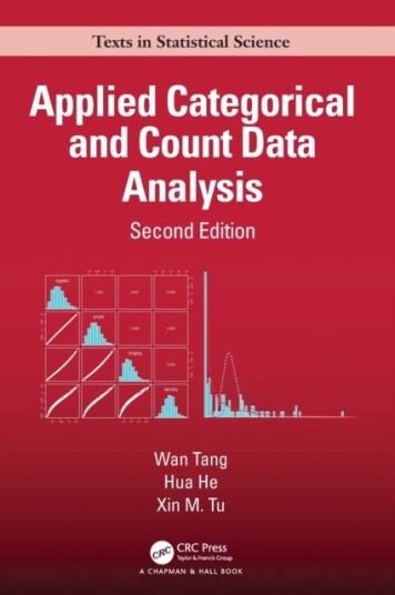 Applied Categorical And Count Data Analysis Av Wan (Tulane University New Orleans La) Tang, Hua (Tulane University) He, Xin M. (University Of Californ